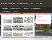 Tablet Screenshot of bergbaumuseum-grube-anna2.de